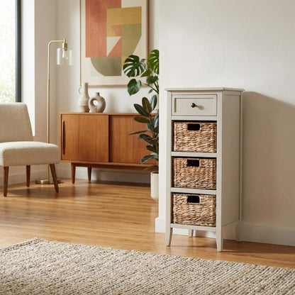 Light Gray, Storage Side Table, Storage Drawer, Quality Build