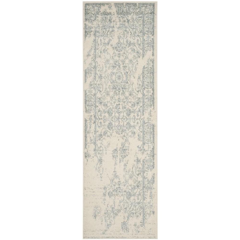 Adirondack, IVORY / SLATE, 2'-6" X 6', Area Rug, ADR101S-26