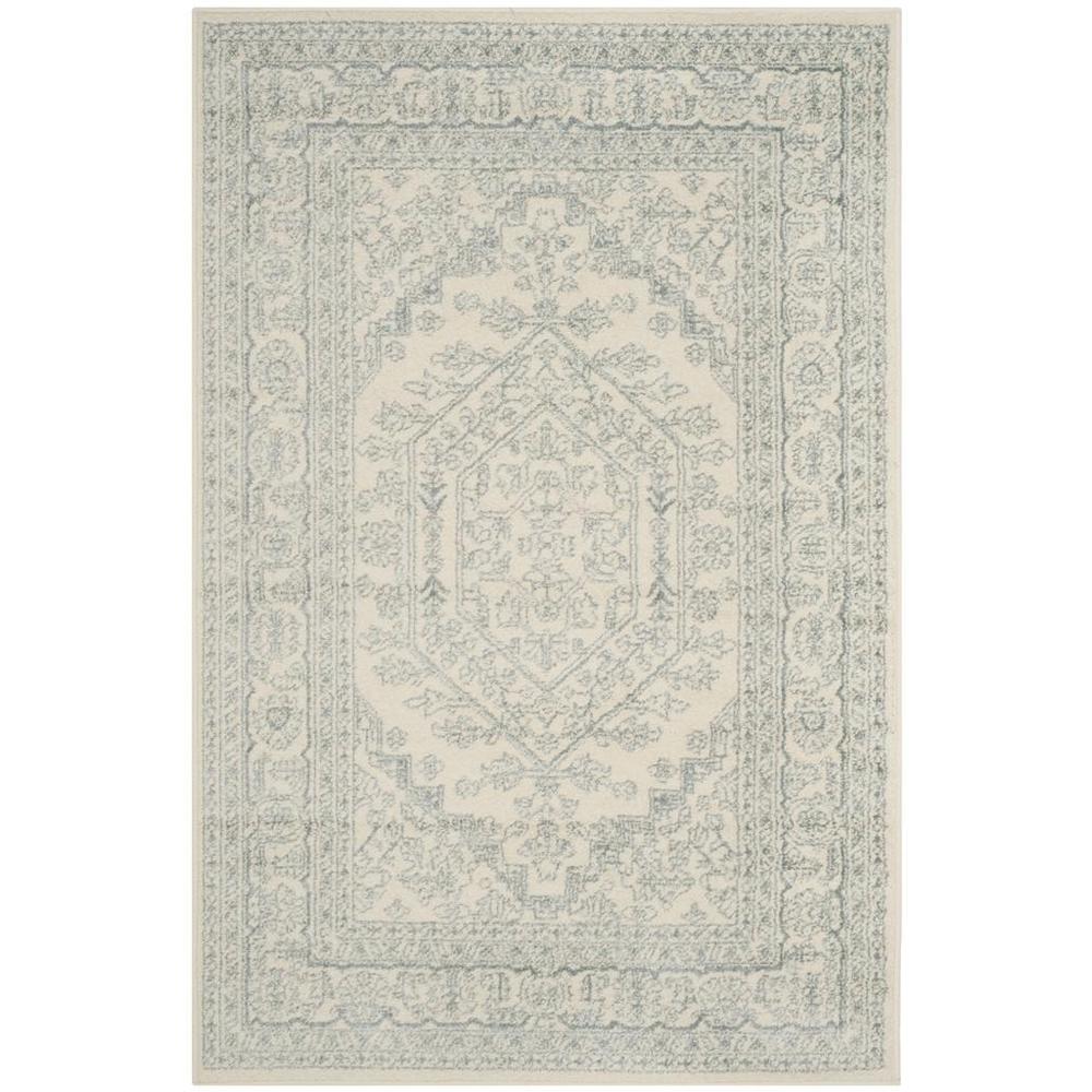 Adirondack, IVORY / SLATE, 6' X 9', Area Rug, ADR108S-6