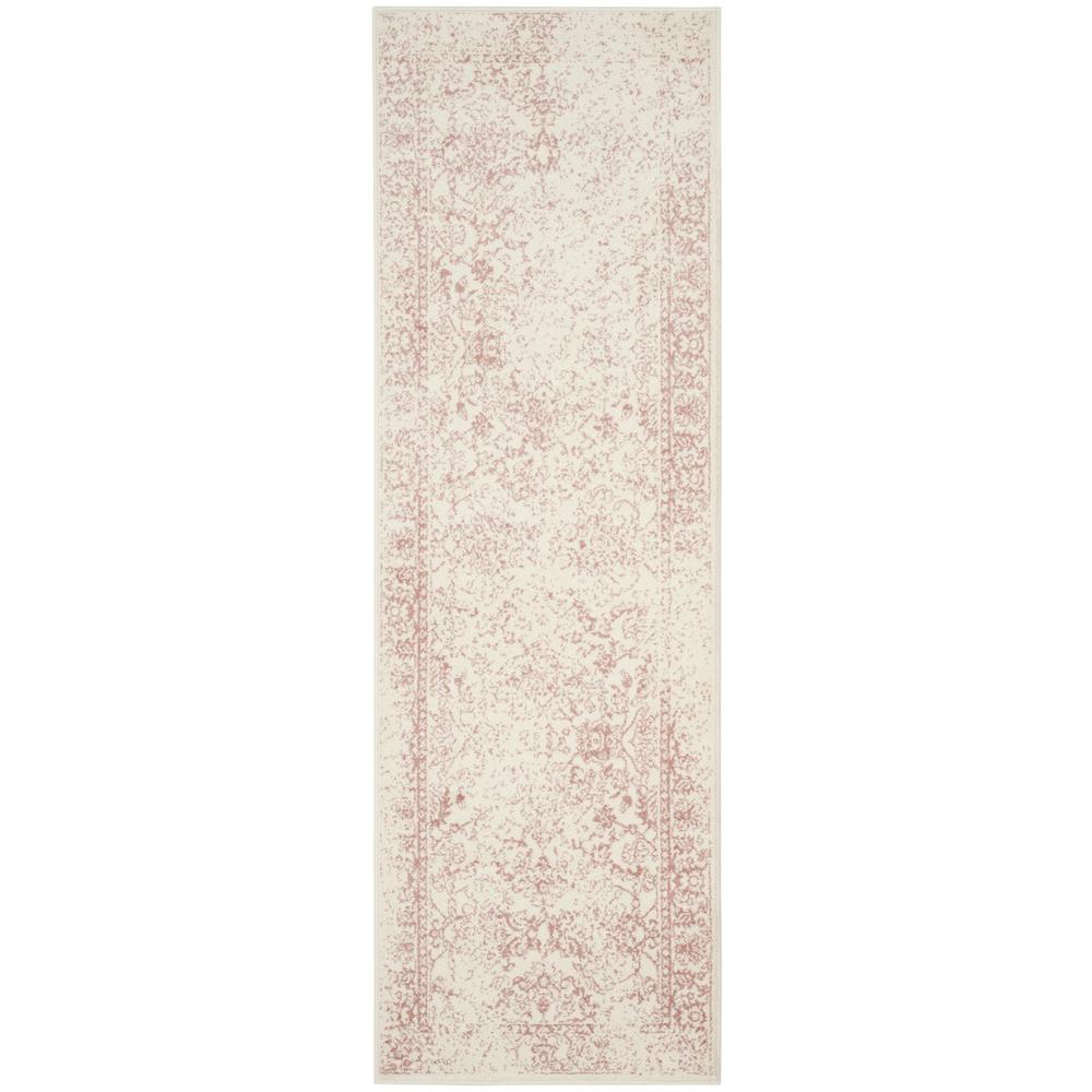 Adirondack, IVORY / ROSE, 2'-6" X 6', Area Rug