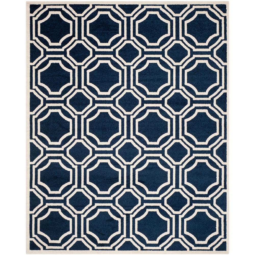 AMHERST, NAVY / IVORY, 9' X 12', Area Rug, AMT411P-9