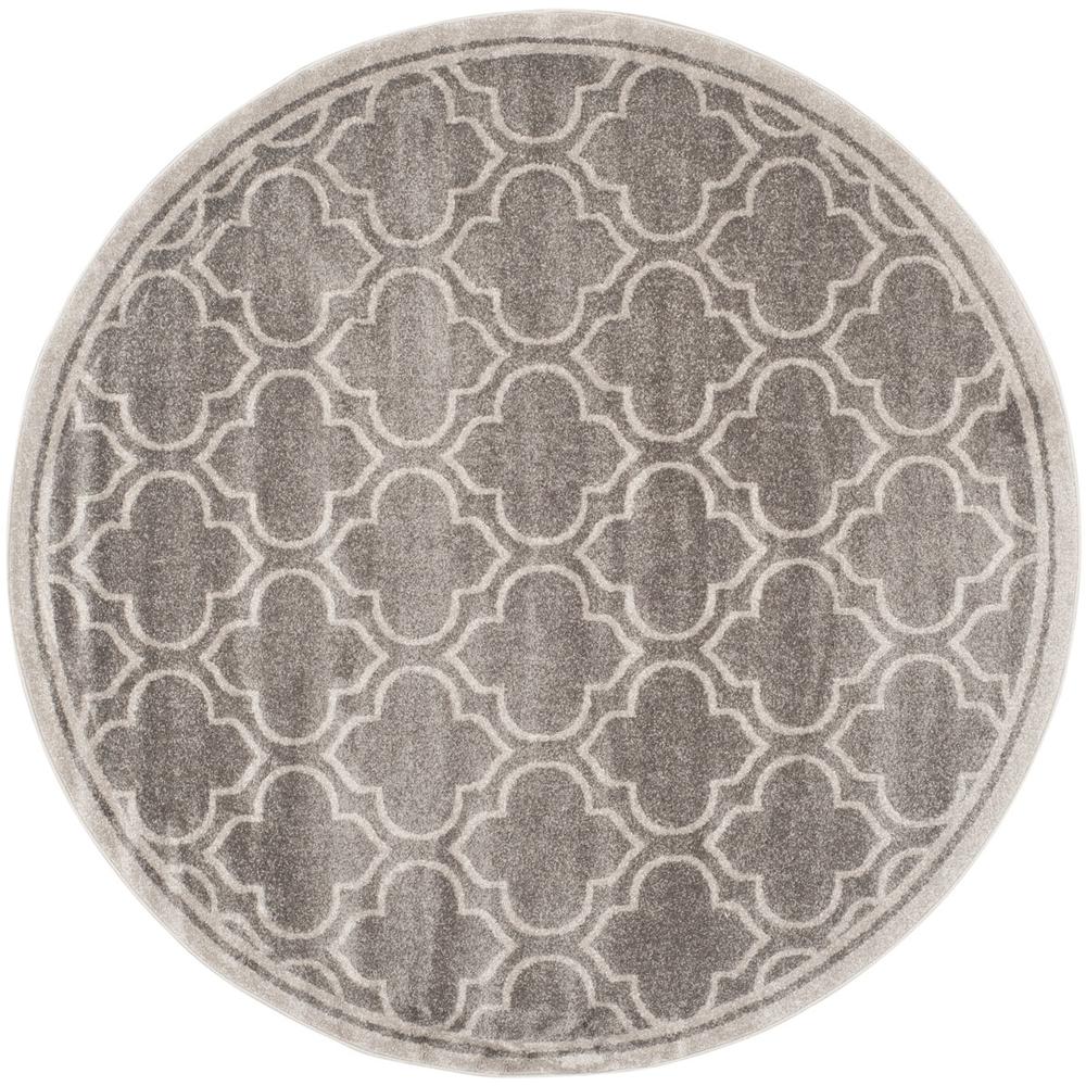 AMHERST, GREY / LIGHT GREY, 9' X 9' Round, Area Rug
