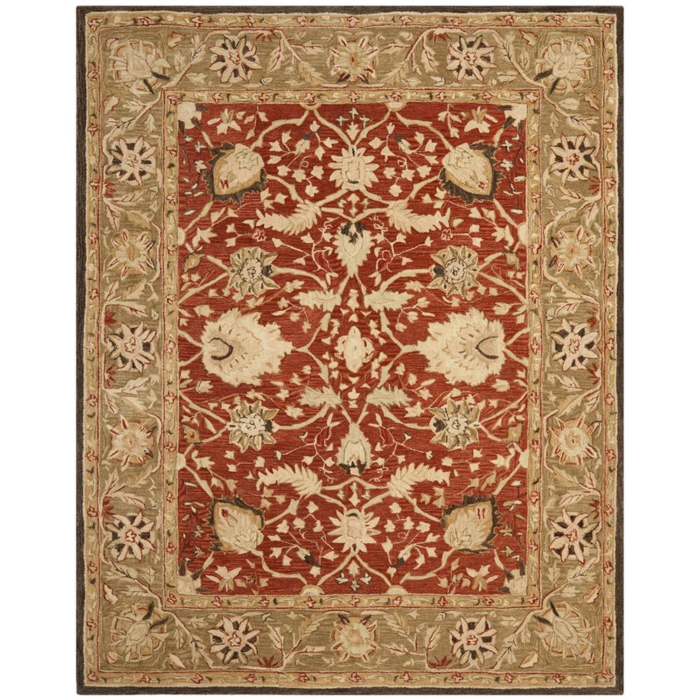 ANATOLIA, RUST / GREEN, 9' X 12', Area Rug