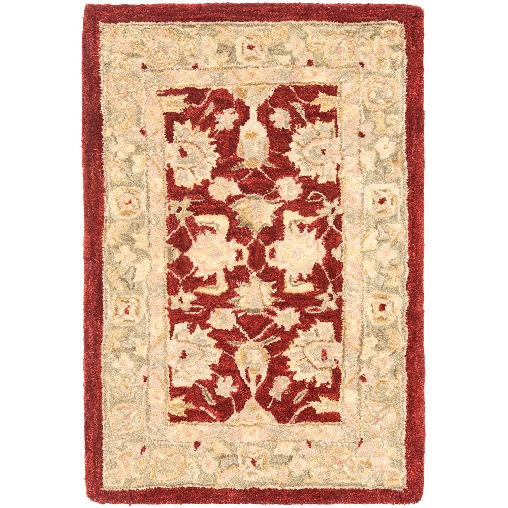 ANATOLIA, RED / MOSS, 2'-3" X 10', Area Rug