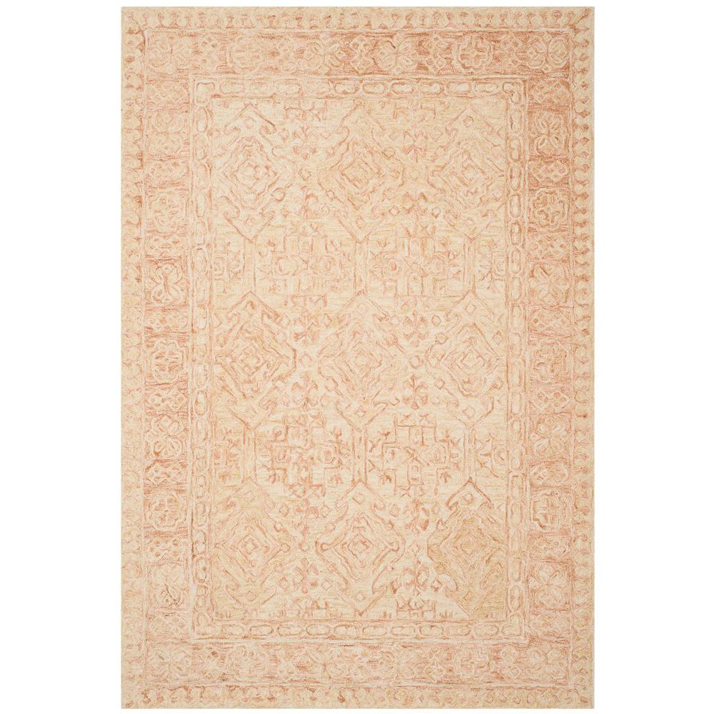 ASPEN, IVORY / BLUSH, 5' X 8', Area Rug