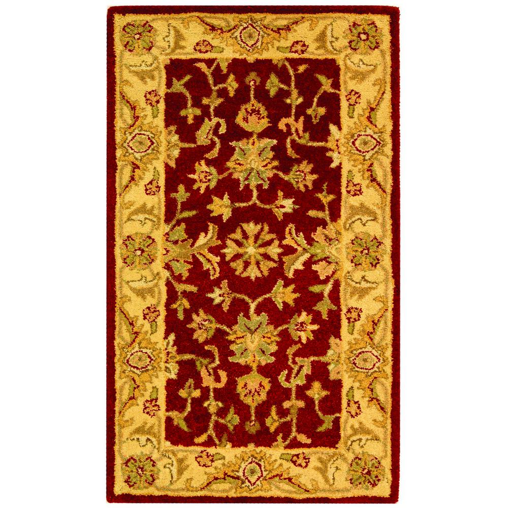 ANTIQUITY, RED / GOLD, 2'-3" X 12', Area Rug