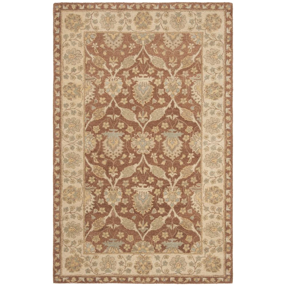 ANTIQUITY, BROWN / TAUPE, 6' X 9', Area Rug
