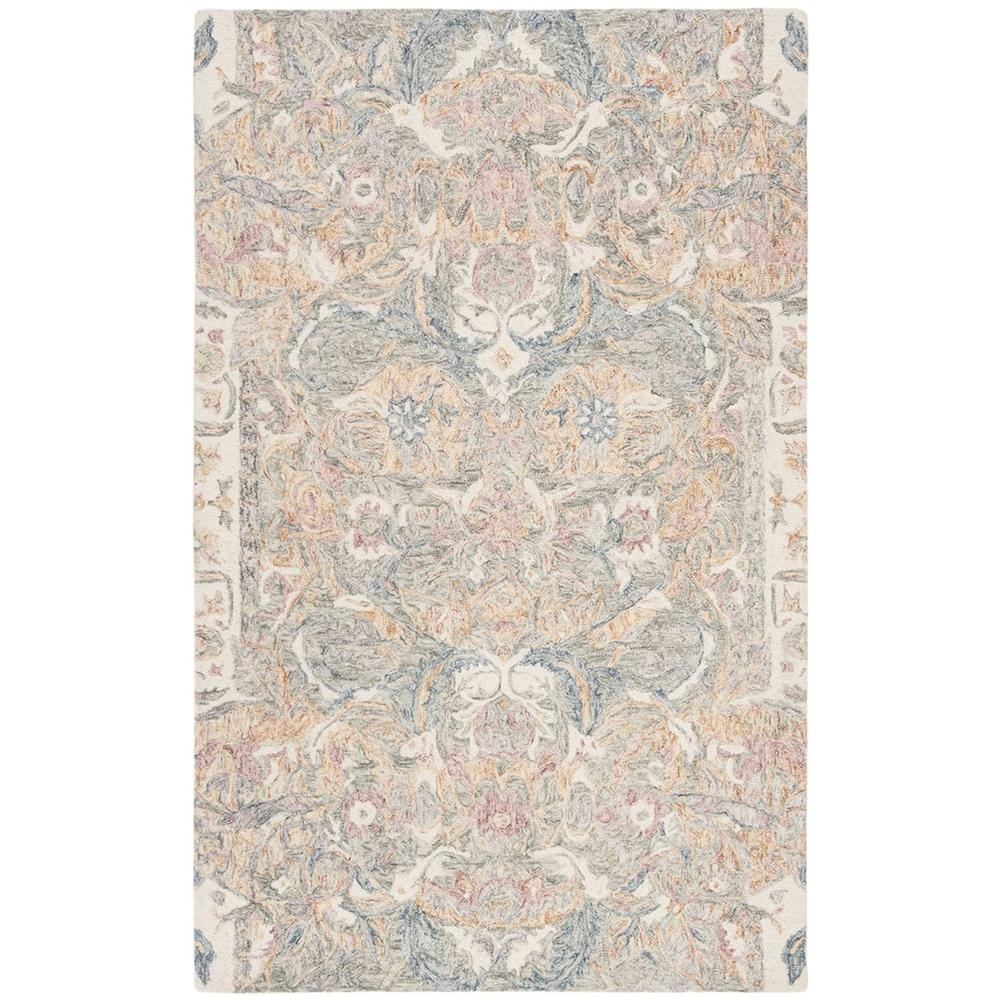 AUBUSSON, IVORY / SAGE, 8' X 10', Area Rug