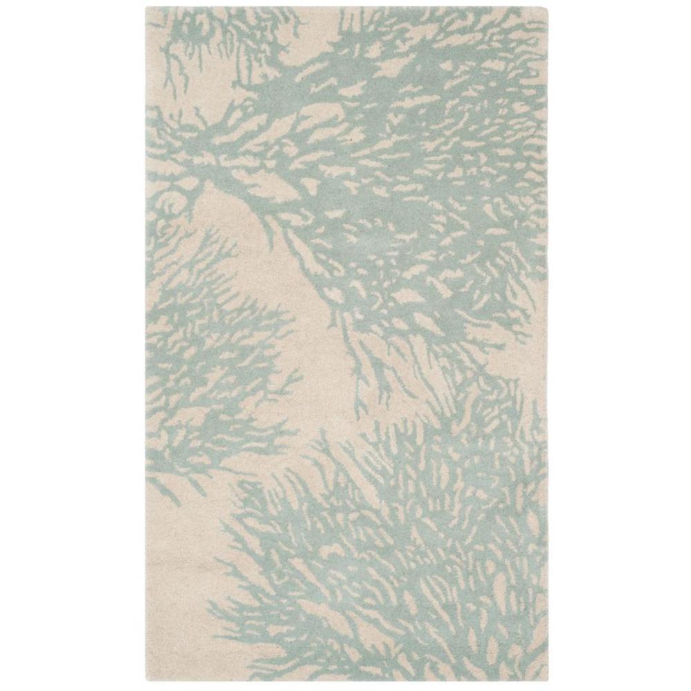 BELLA, BEIGE / BLUE, 4' X 6', Area Rug, BEL115C-4
