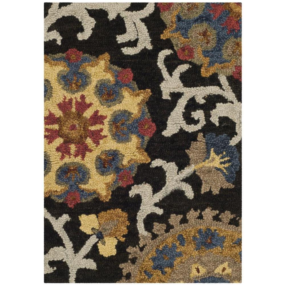 BLOSSOM, CHARCOAL / MULTI, 3' X 5', Area Rug, BLM401A-3