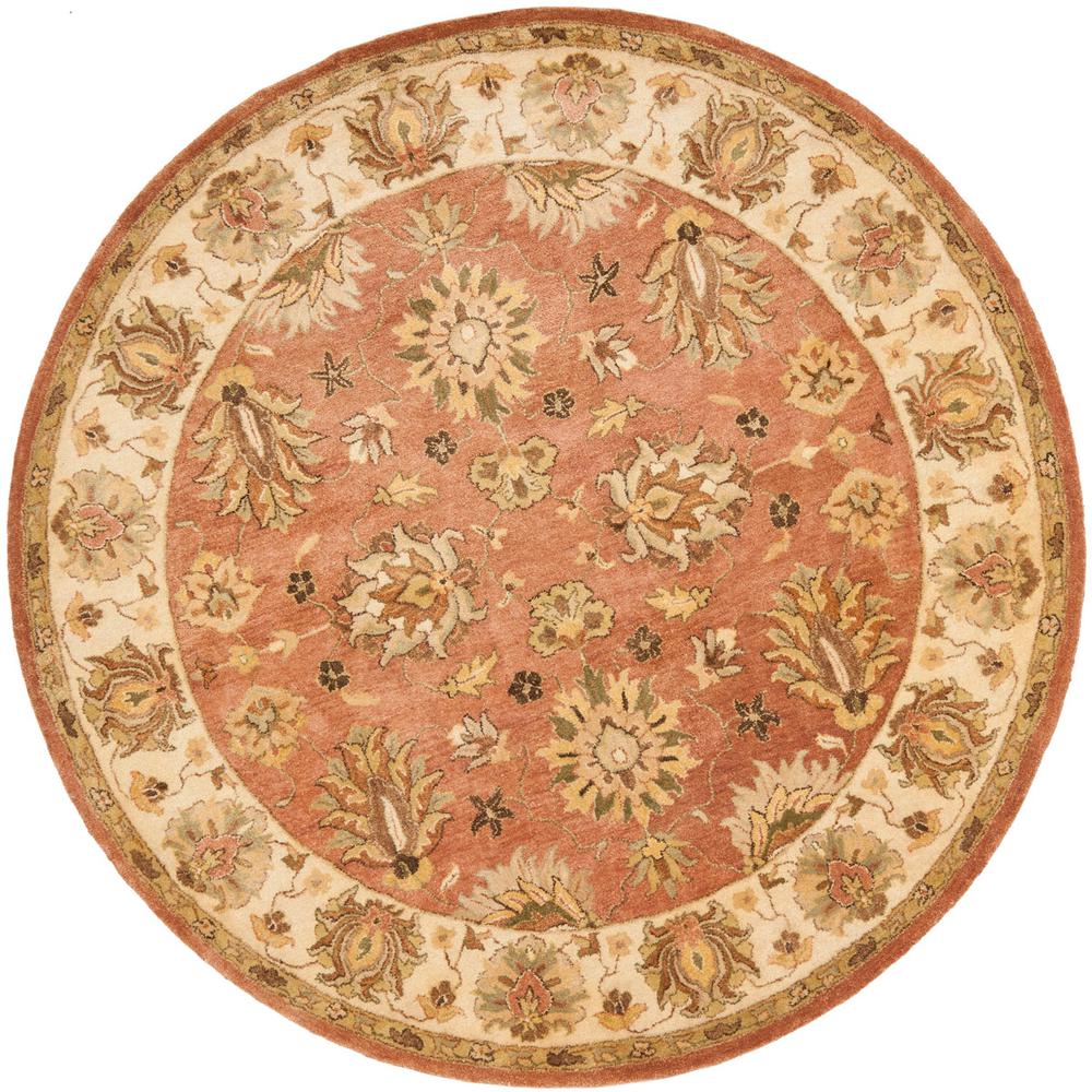 BERGAMA, ASSORTED / IVORY, 8' X 8' Round, Area Rug