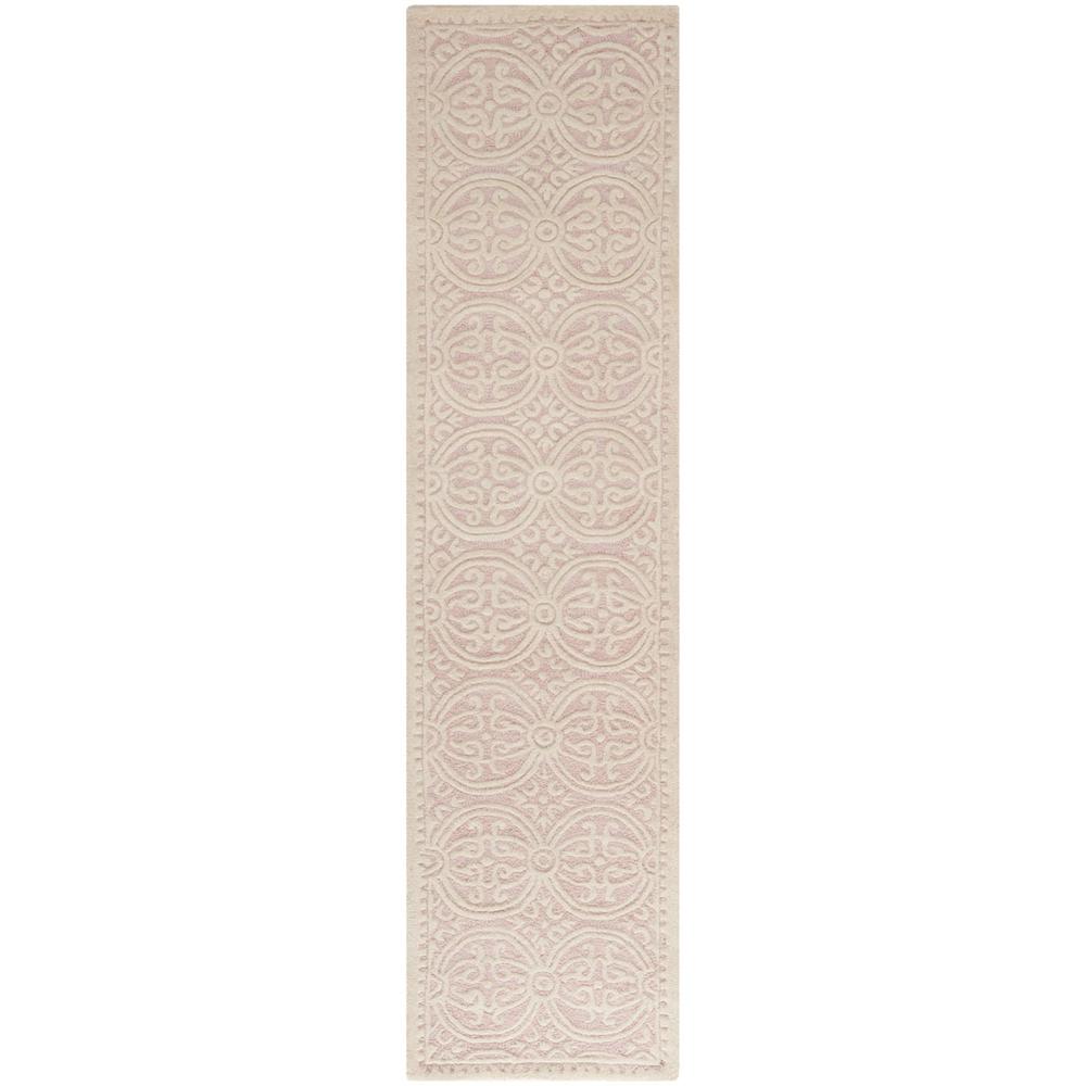 CAMBRIDGE, LIGHT PINK / IVORY, 2'-6" X 4', Area Rug, CAM123M-24