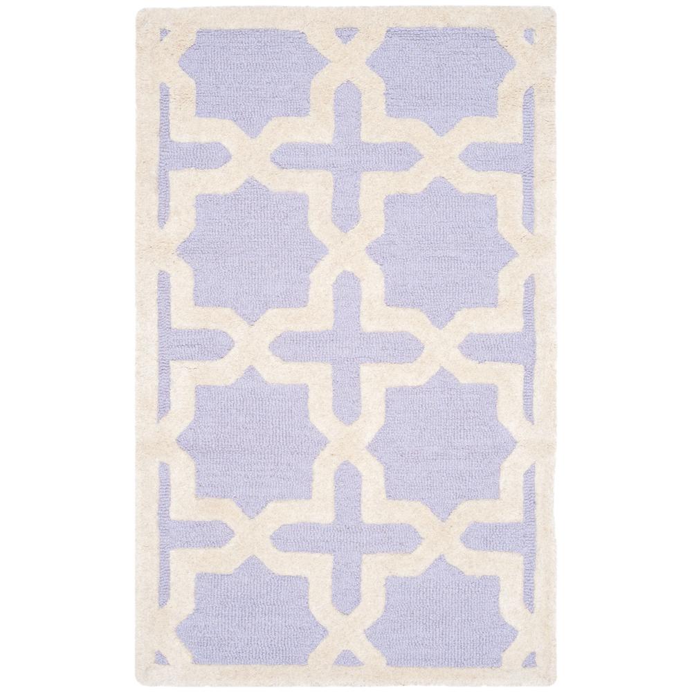 CAMBRIDGE, LAVANDER / IVORY, 2'-6" X 6', Area Rug, CAM125C-26