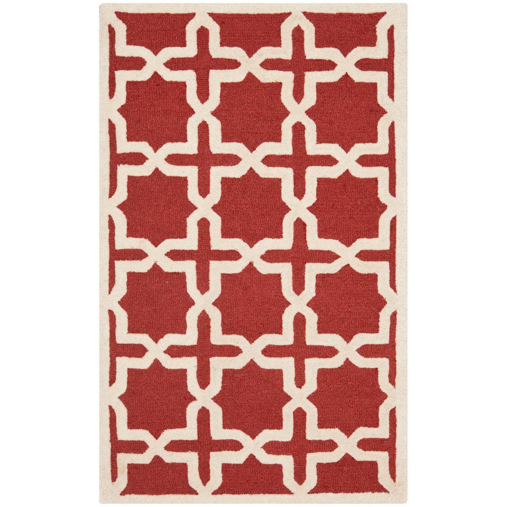 CAMBRIDGE, RUST / IVORY, 4' X 6', Area Rug, CAM125L-4