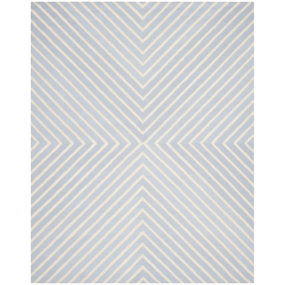 CAMBRIDGE, LIGHT BLUE / IVORY, 8' X 10', Area Rug, CAM129A-8