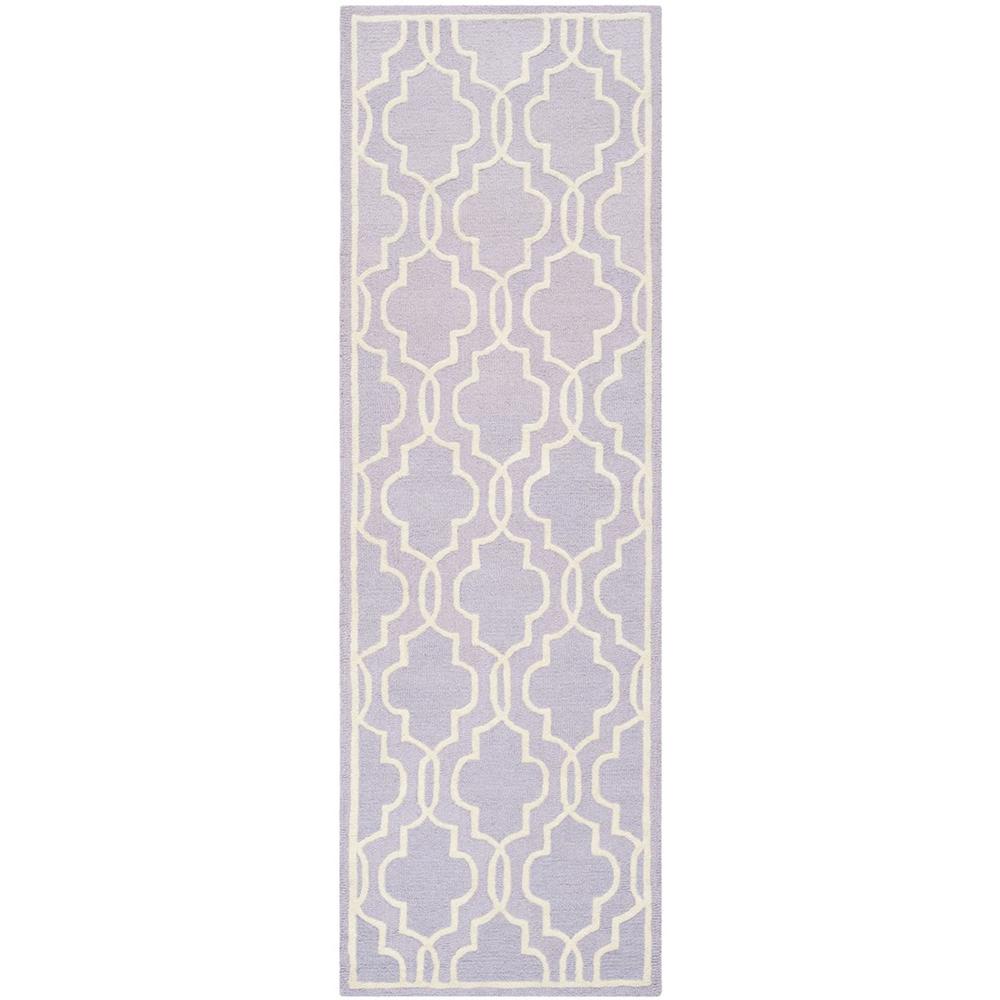 CAMBRIDGE, LAVANDER / IVORY, 2'-6" X 8', Area Rug, CAM131C-28