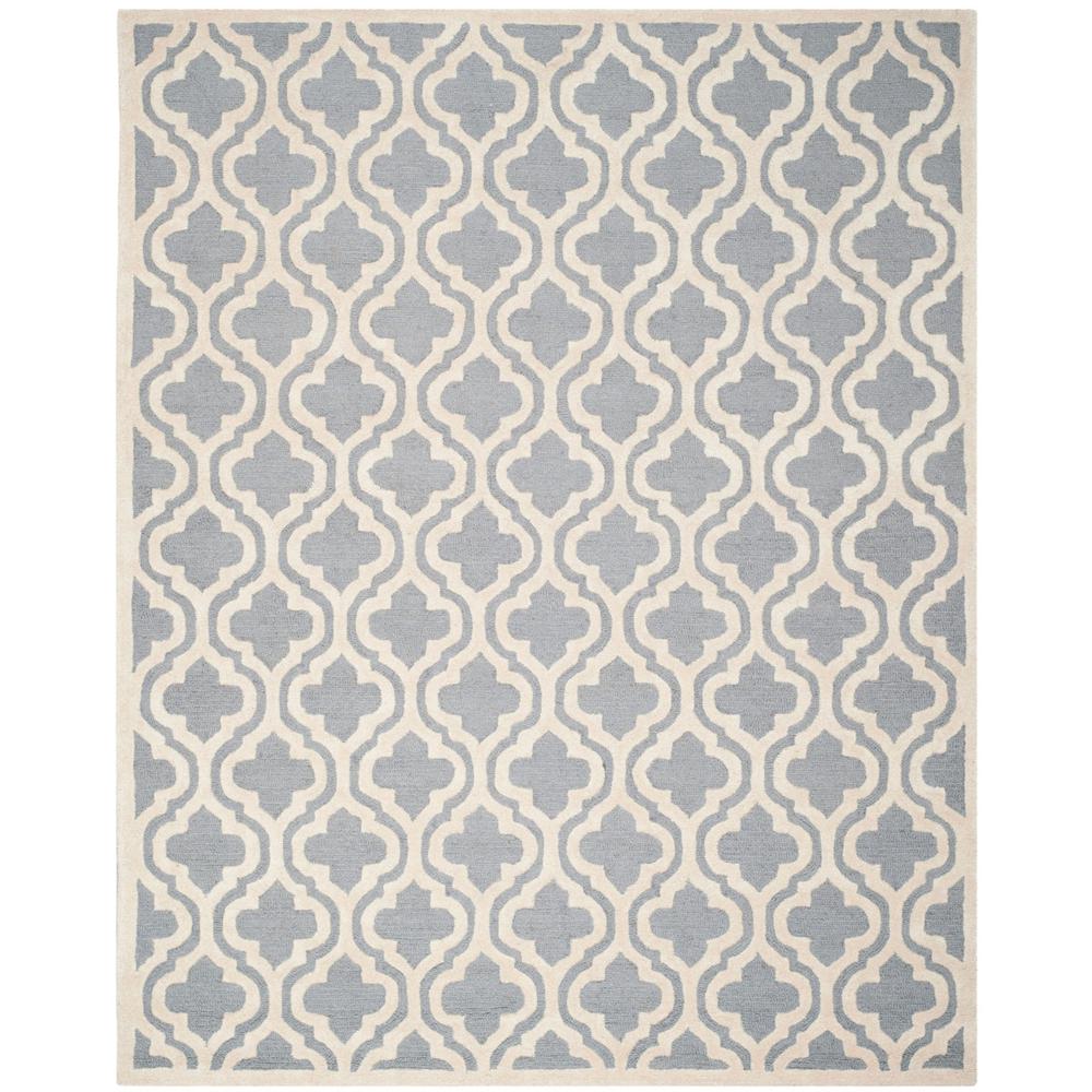 CAMBRIDGE, SILVER / IVORY, 11'-6" X 16', Area Rug, CAM132D-1216
