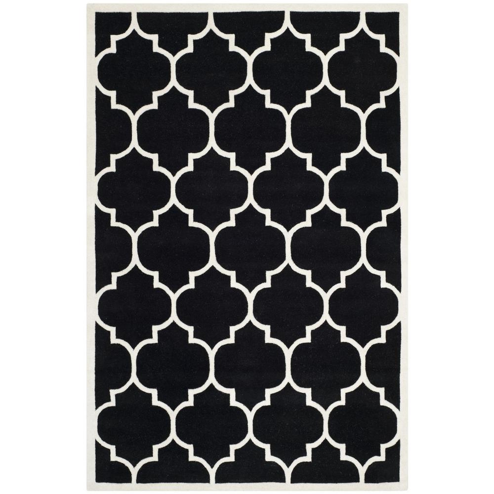 CHATHAM, BLACK / IVORY, 8'-9" X 12', Area Rug, CHT733K-9