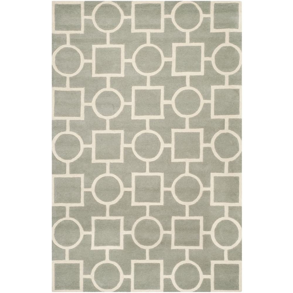 CHATHAM, GREY / IVORY, 8'-9" X 12', Area Rug, CHT737E-9