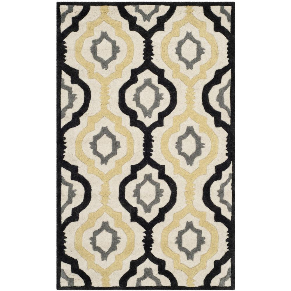 CHATHAM, IVORY / MULTI, 5' X 8', Area Rug