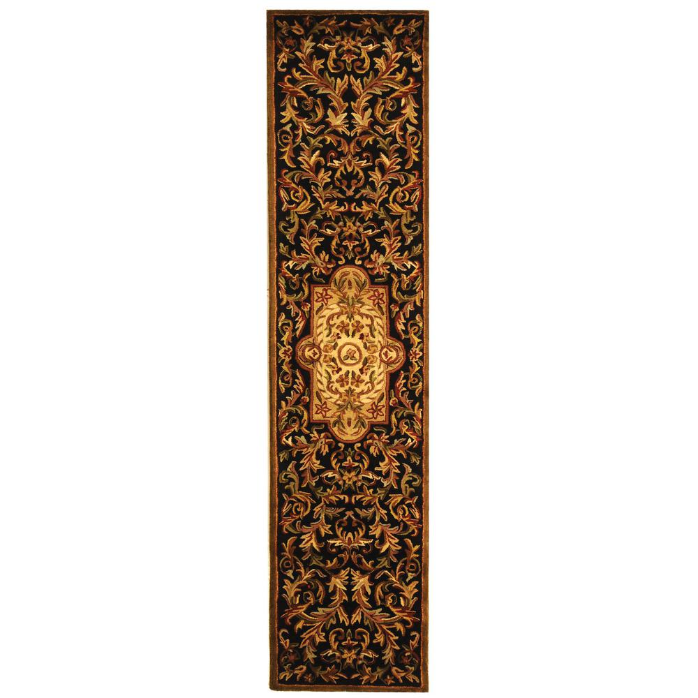 CLASSIC, BLACK / BEIGE, 2'-3" X 4', Area Rug