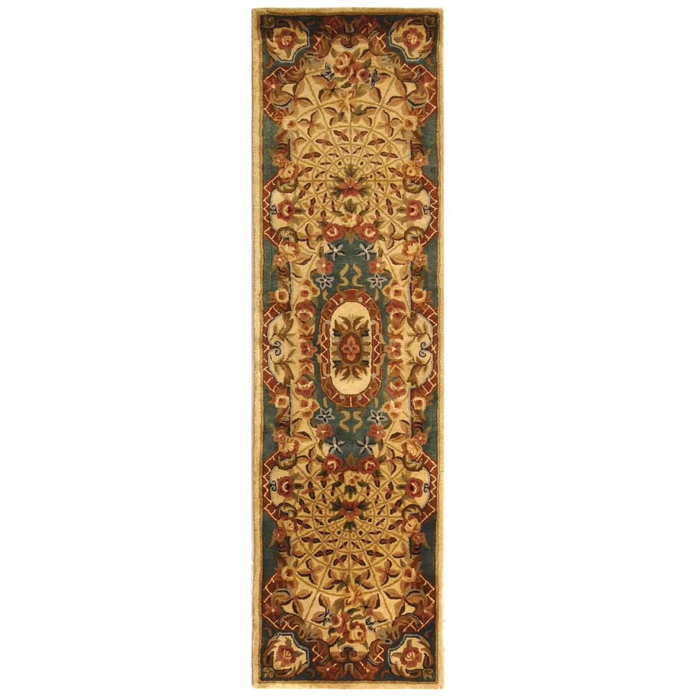 CLASSIC, IVORY / LIGHT BLUE, 2'-3" X 8', Area Rug, CL304E-28