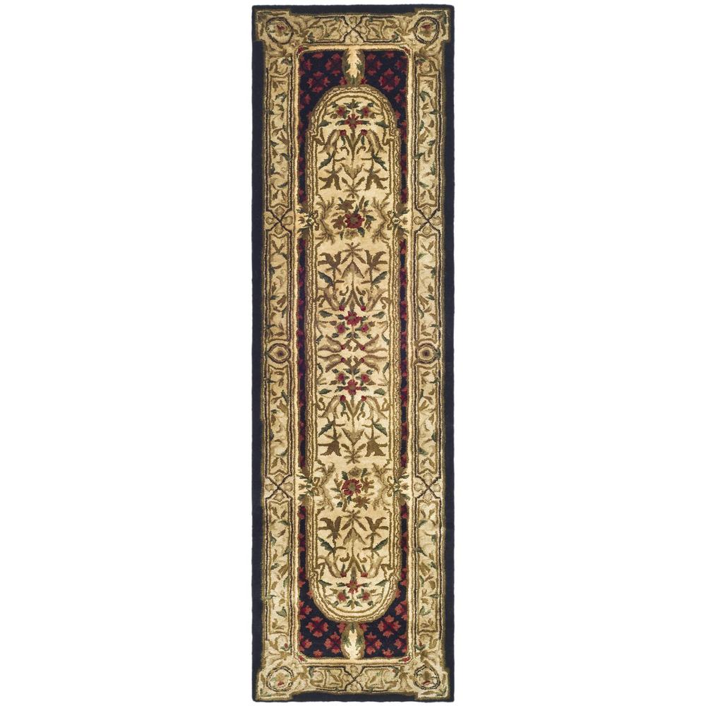 CLASSIC, BLACK, 2'-3" X 8', Area Rug