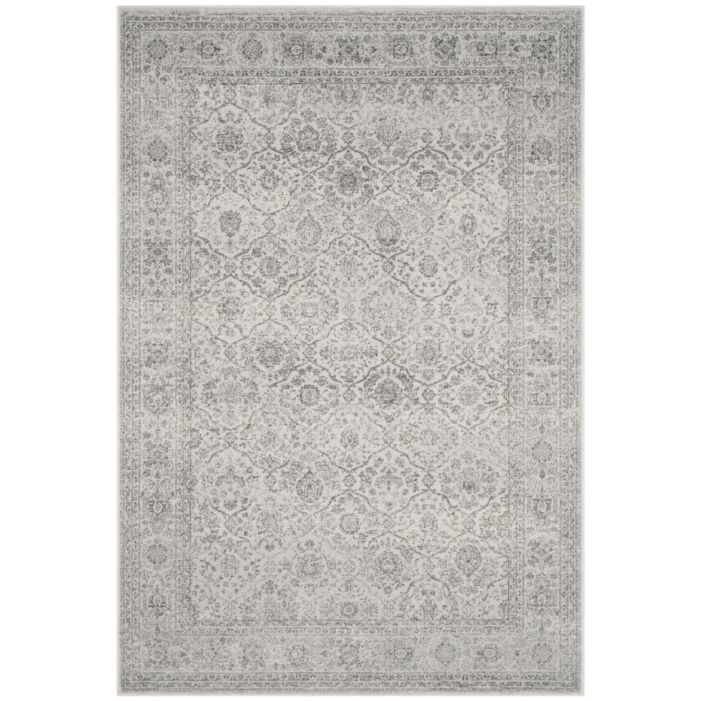 CARNEGIE, LIGHT GREY / GREY, 5'-1" X 7'-6", Area Rug
