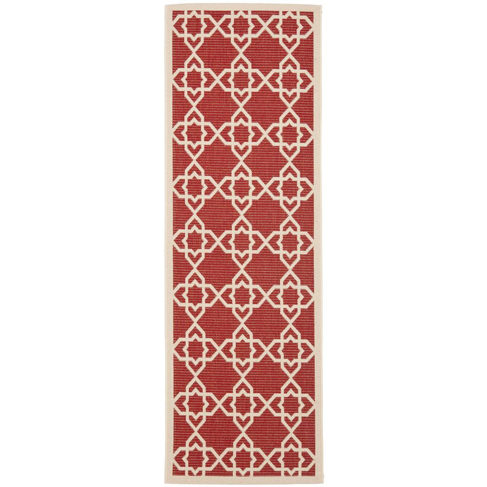 COURTYARD, RED / BEIGE, 2'-3" X 6'-7", Area Rug, CY6032-248-27