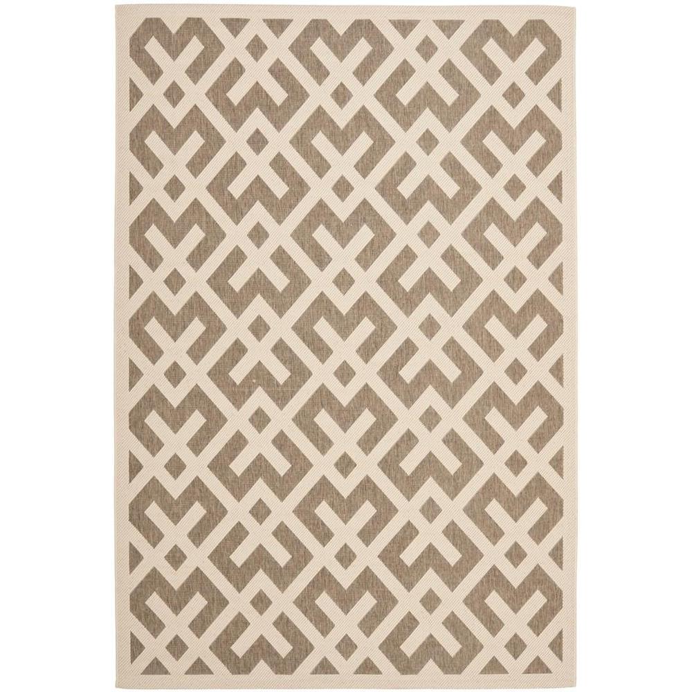 COURTYARD, BROWN / BONE, 6'-7" X 9'-6", Area Rug, CY6915-232-6