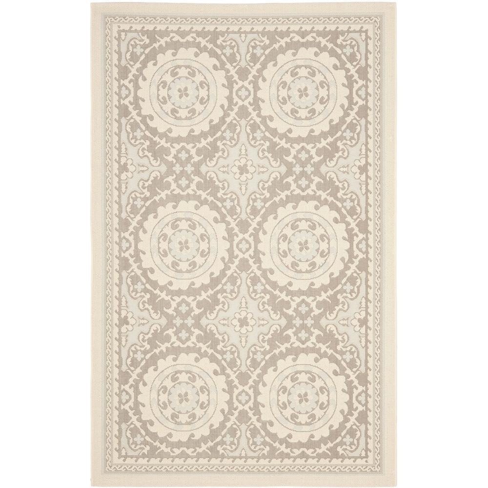 COURTYARD, BEIGE / DARK BEIG, 5'-3" X 7'-7", Area Rug, CY7059-79A18-5