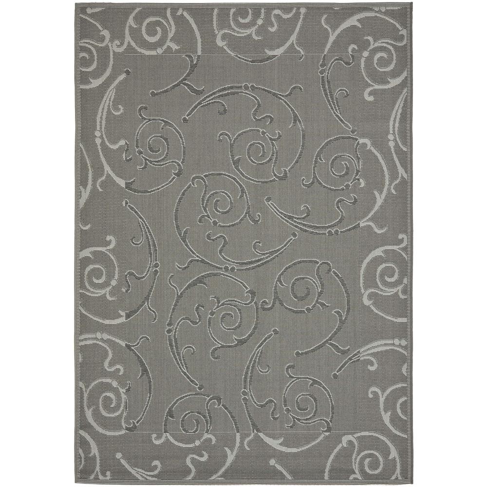 COURTYARD, ANTHRACITE / LIGHT GREY, 5'-3" X 7'-7", Area Rug, CY7108-87A5-5