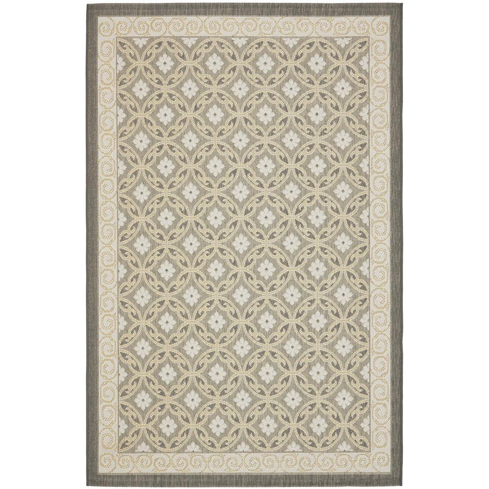 COURTYARD, ANTHRACITE / LIGHT GREY, 6'-7" X 9'-6", Area Rug, CY7810-87A21-6