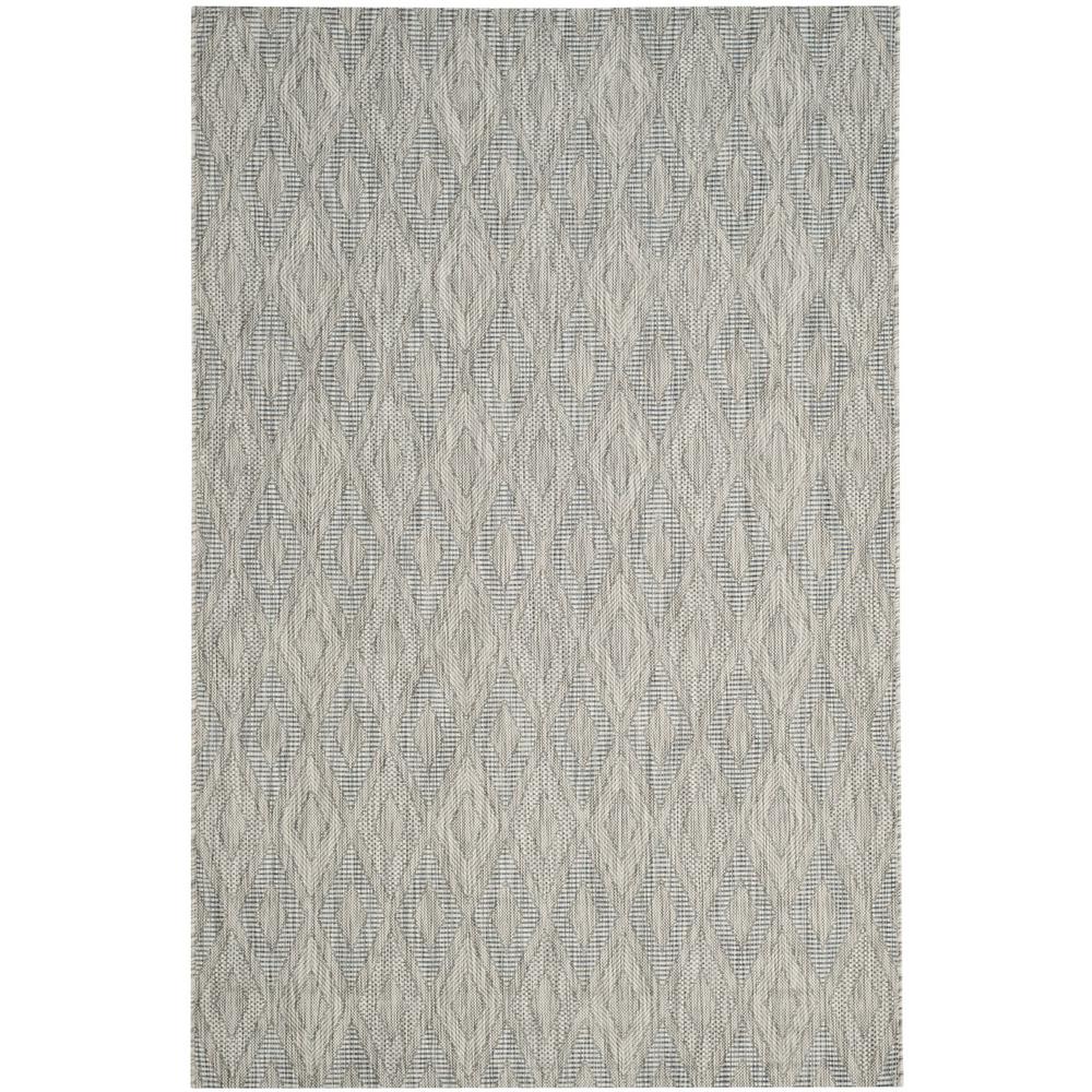 COURTYARD, GREY / GREY, 6'-7" X 9'-6", Area Rug, CY8522-36811-6