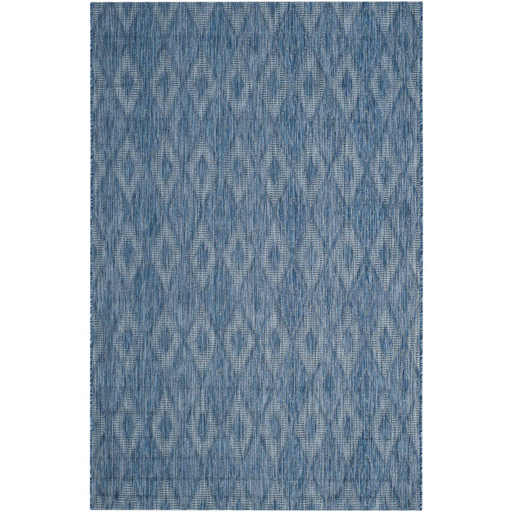 COURTYARD, NAVY / NAVY, 5'-3" X 5'-3" Square, Area Rug, CY8522-36822-5SQ