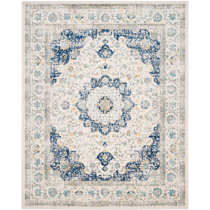 EVOKE, IVORY / BLUE, 9' X 12', Area Rug, EVK220C-9