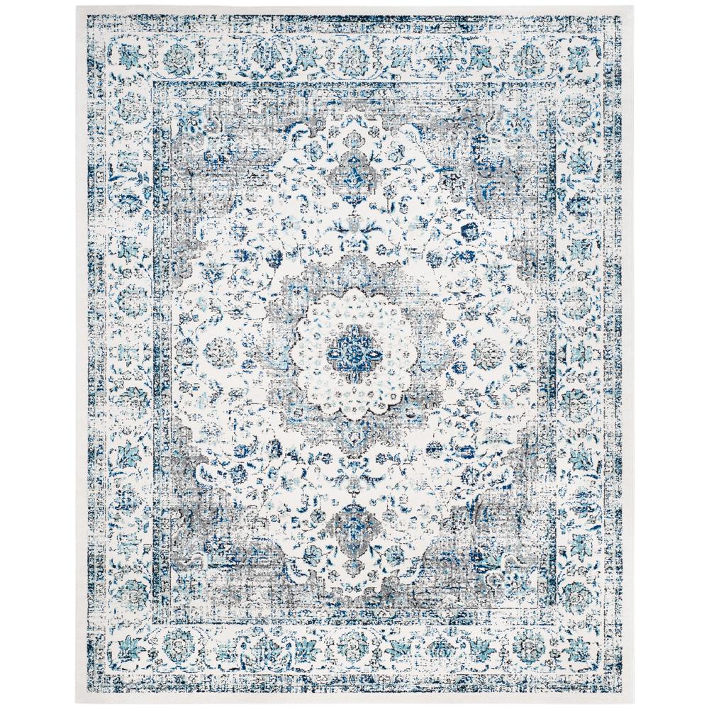 EVOKE, IVORY / GREY, 12' X 18', Area Rug