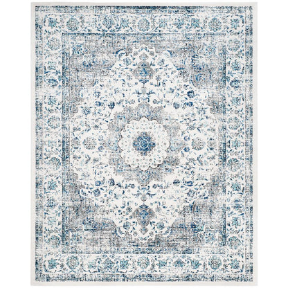 EVOKE, IVORY / GREY, 12' X 18', Area Rug