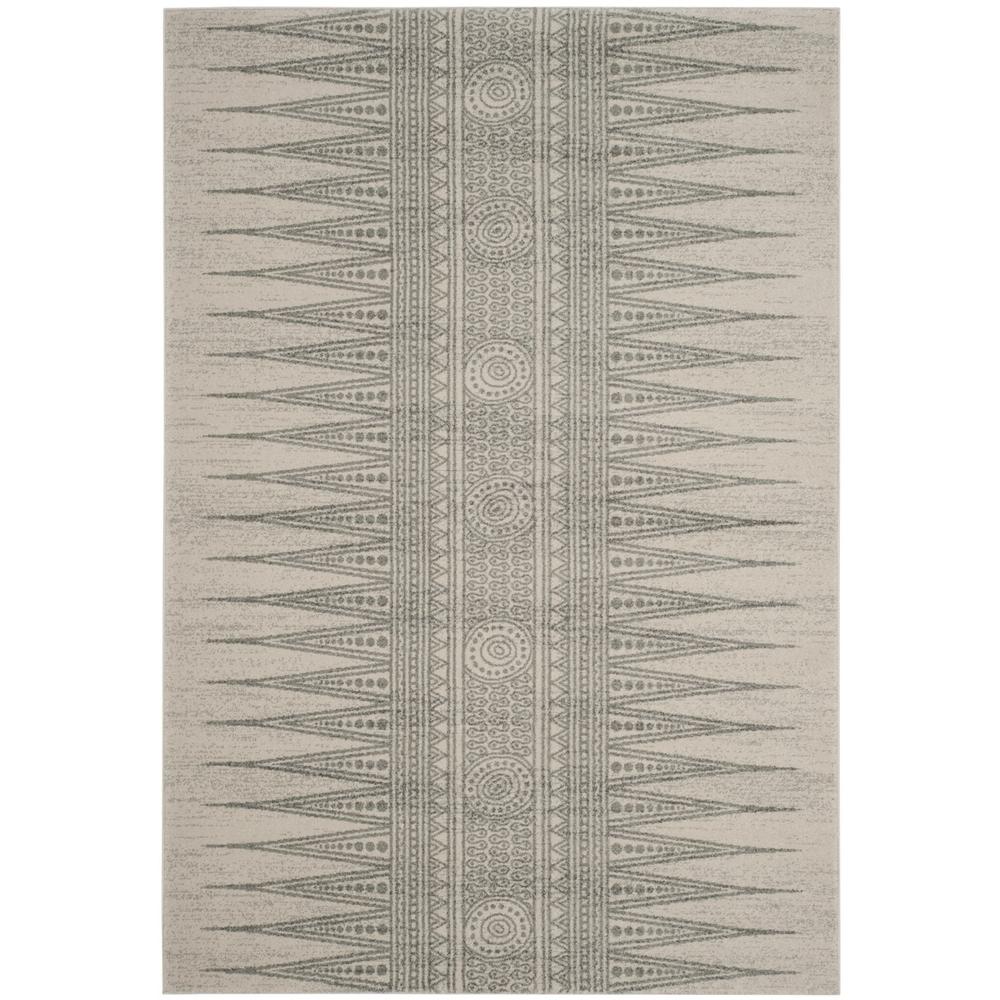 EVOKE, IVORY / SILVER, 6'-7" X 9', Area Rug
