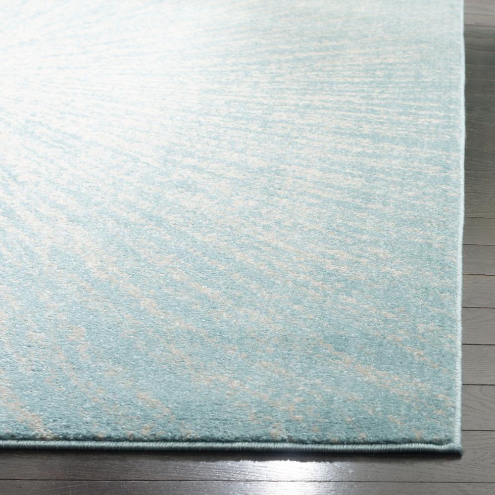 EVOKE, AQUA / IVORY, 3' X 5', Area Rug