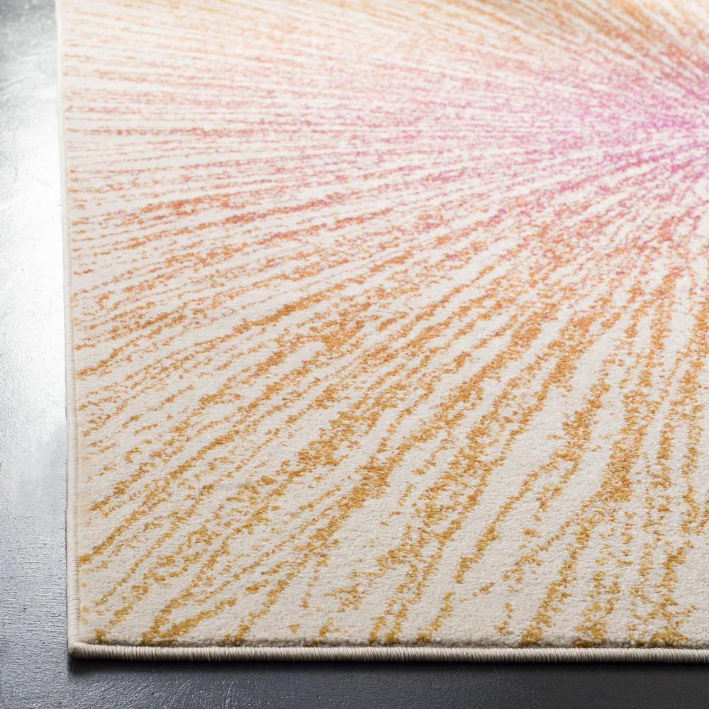 EVOKE, FUCHSIA / CREAM, 6'-7" X 9', Area Rug