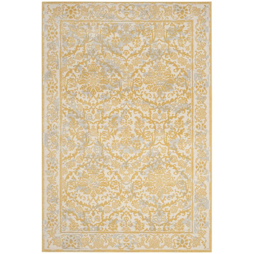 EVOKE, IVORY / GOLD, 5'-1" X 7'-6", Area Rug, EVK242S-5
