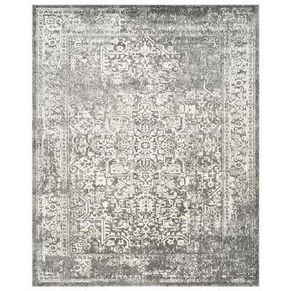 EVOKE, GREY / IVORY, 12' X 18', Area Rug, EVK256D-1218
