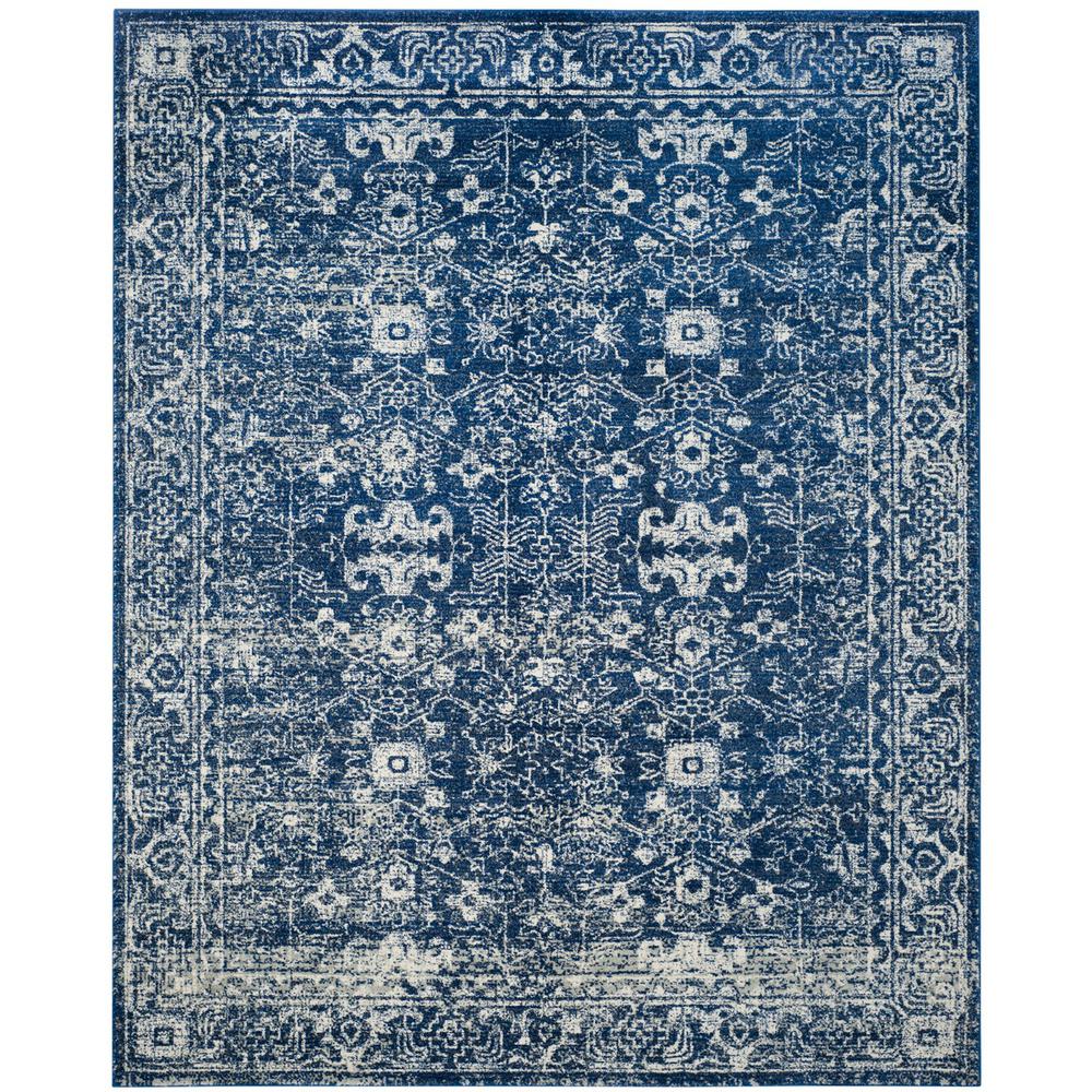 EVOKE, NAVY / IVORY, 8' X 10', Area Rug, EVK270A-8