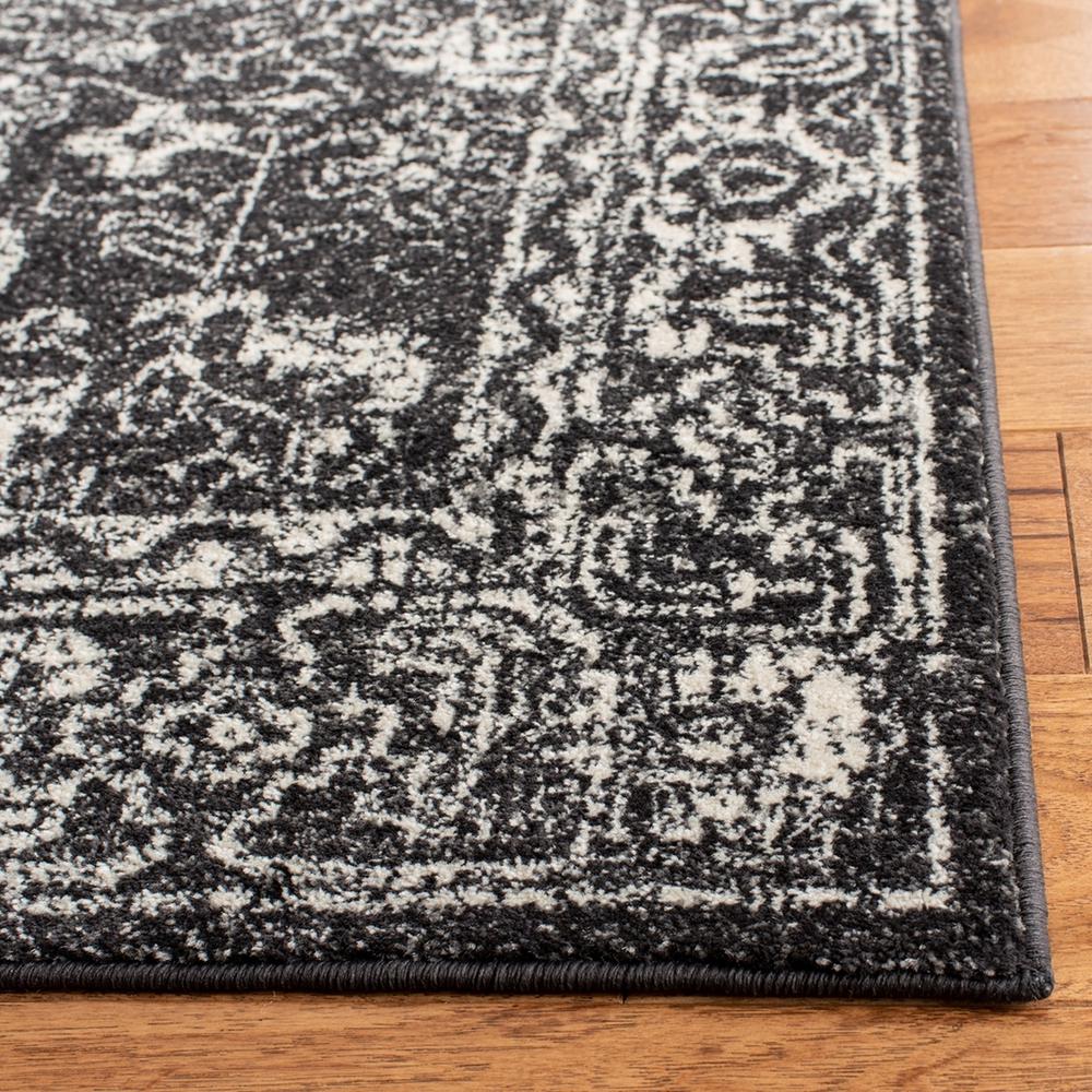 EVOKE, CHARCOAL / IVORY, 2'-2" X 7', Area Rug