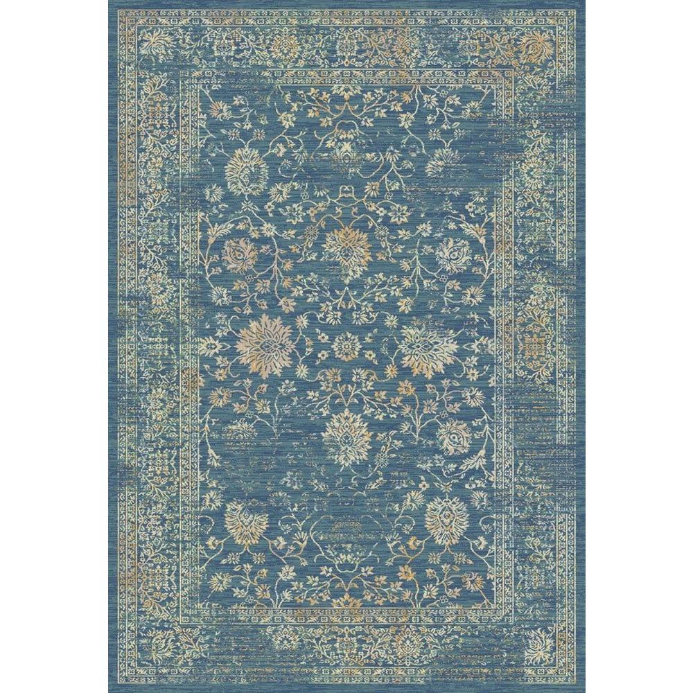 EVOKE, LIGHT BLUE / BEIGE, 5'-1" X 7'-6", Area Rug