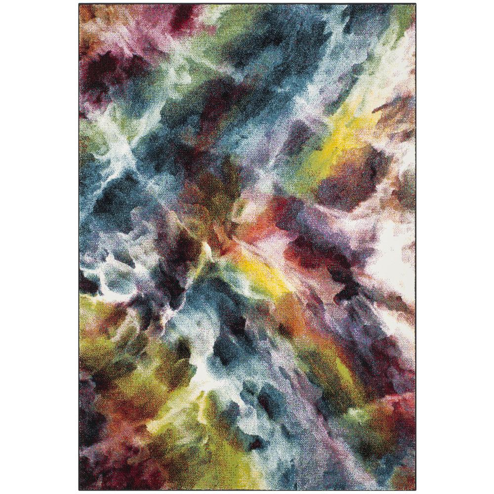 GALAXY, MULTI, 5'-3" X 7'-6", Area Rug