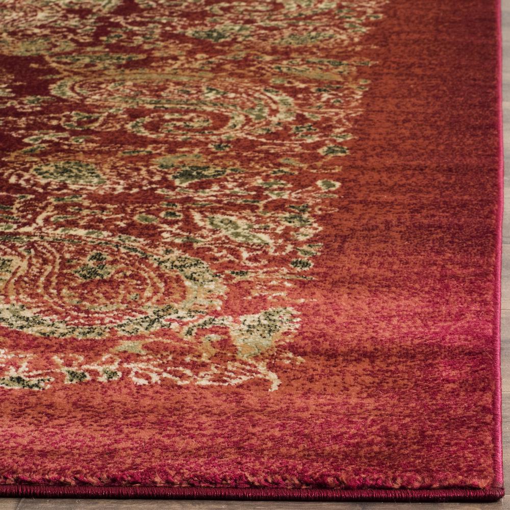 LYNDHURST, RED / MULTI, 8' X 11', Area Rug