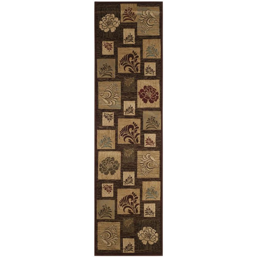 LYNDHURST, BROWN / MULTI, 2'-3" X 8', Area Rug, LNH554-2591-28
