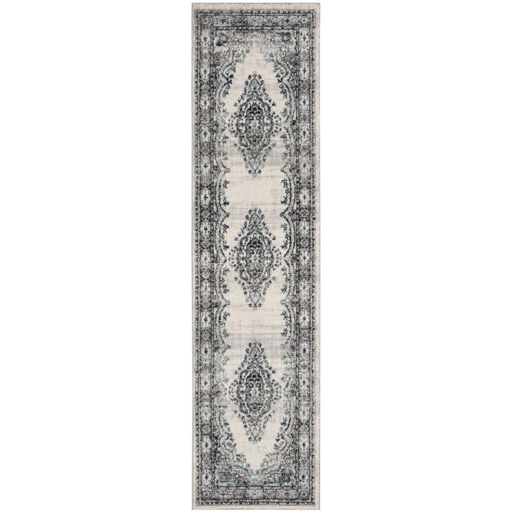 MADISON 900, LIGHT GREY / BLUE, 5'-3" X 7'-6", Area Rug, MAD926F-5